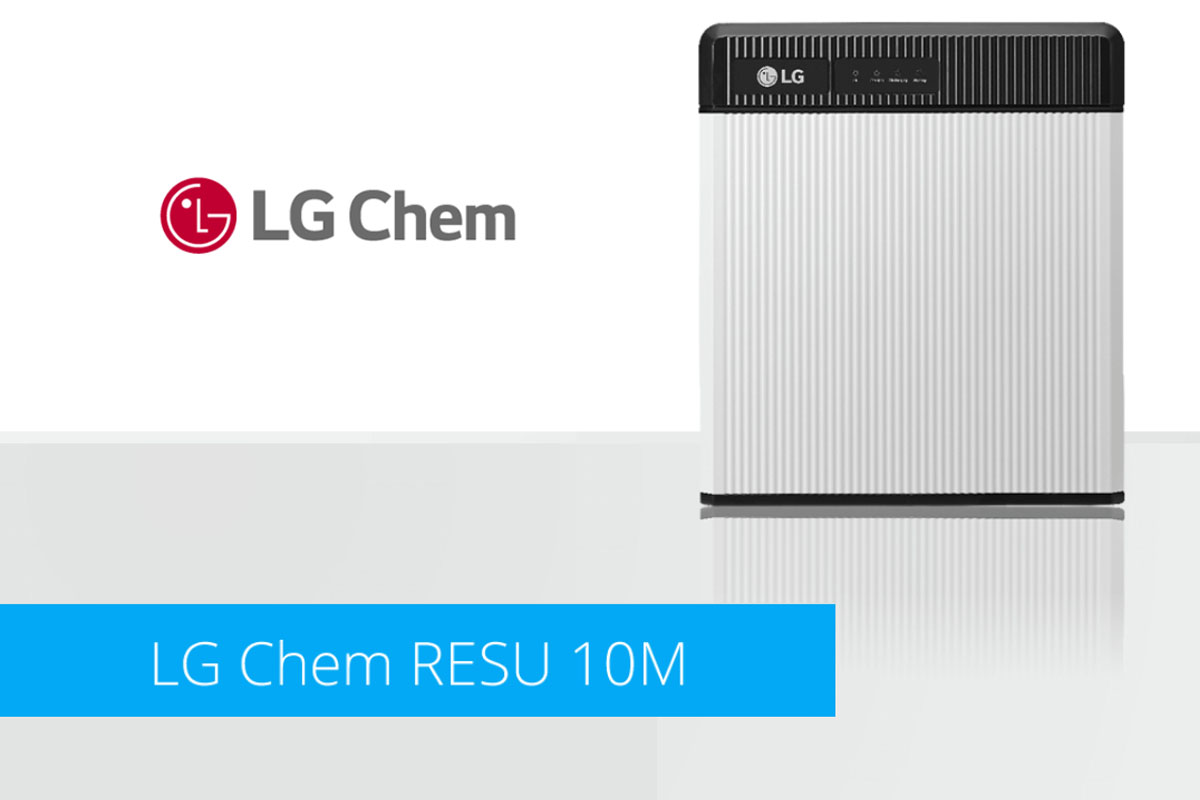LG Chem 10M centred LG Chem Resu 10M