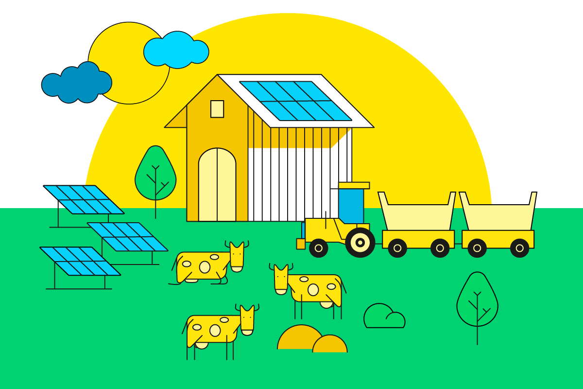 Agrovoltaico PNRR - Un'azienda agricola che ha installato il FV