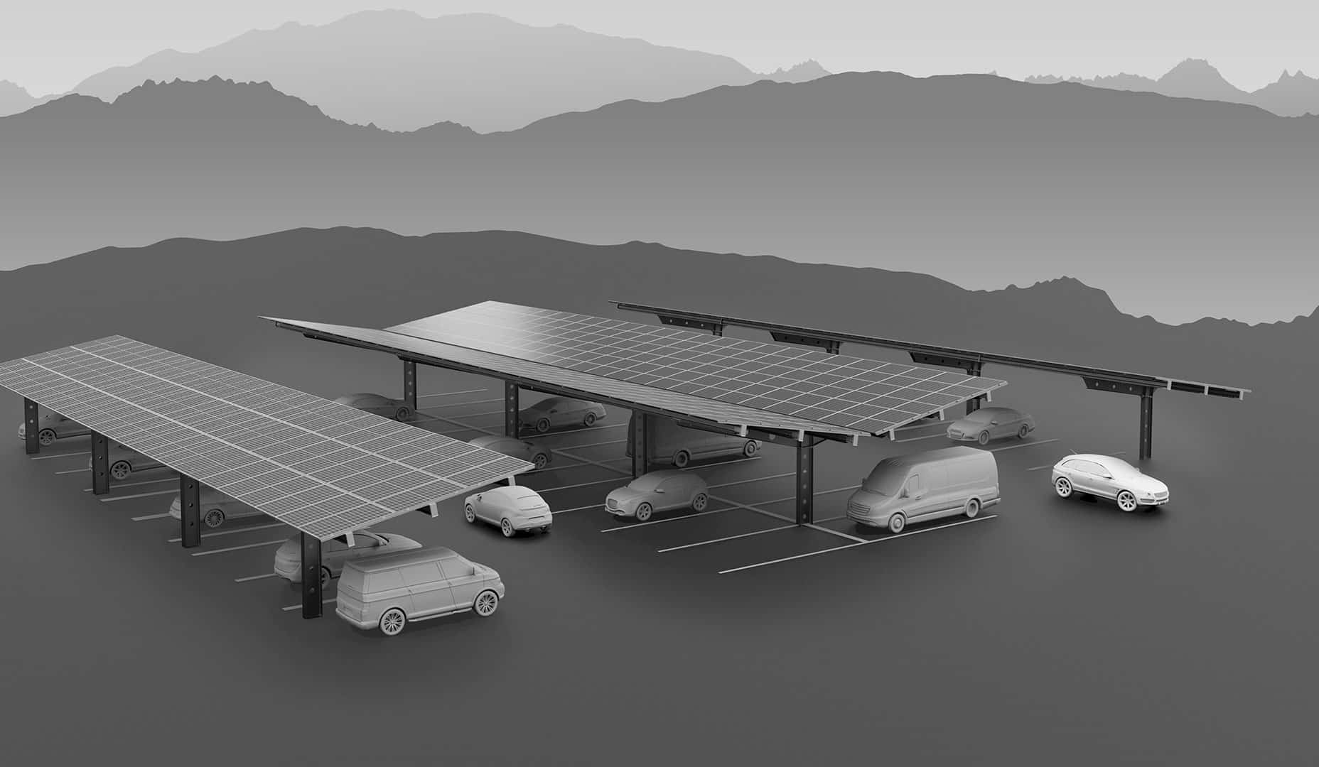 Carport fotovoltaico