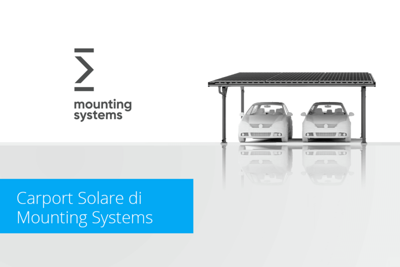 Tettoia con fotovoltaico - carport - Mounting Systems