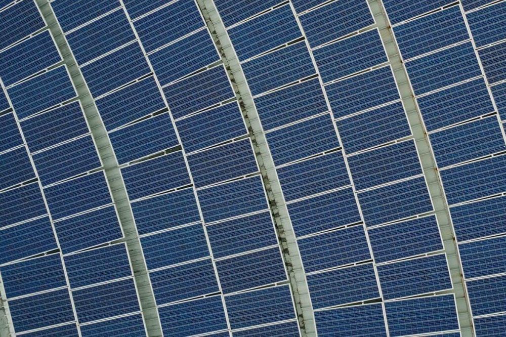 Foto di pannelli fotovoltaici