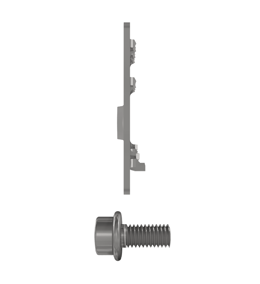 BRC Solar BRClamp piastra di montaggio in acciaio inox
