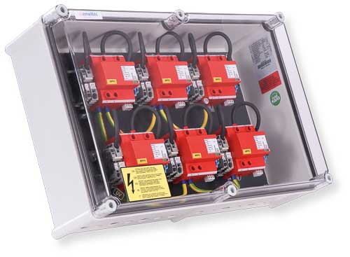 enwitec Protezione da sovratensione DC Tipo I + II - 6 MPPT