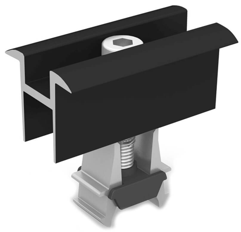 Morsetto centrale universale per moduli K2 OneMid, nero