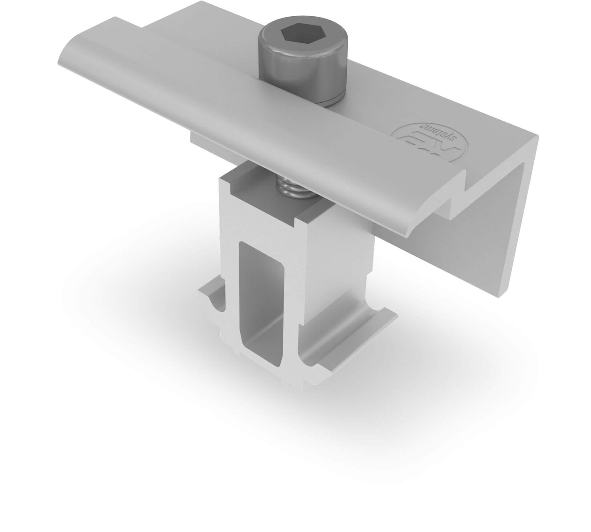 K2 DomeClamp EC Set 30 - 50, silber, Modulendklemme