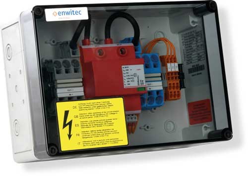 enwitec Protezione da sovratensione DC tipo I + II - 1 MPPT