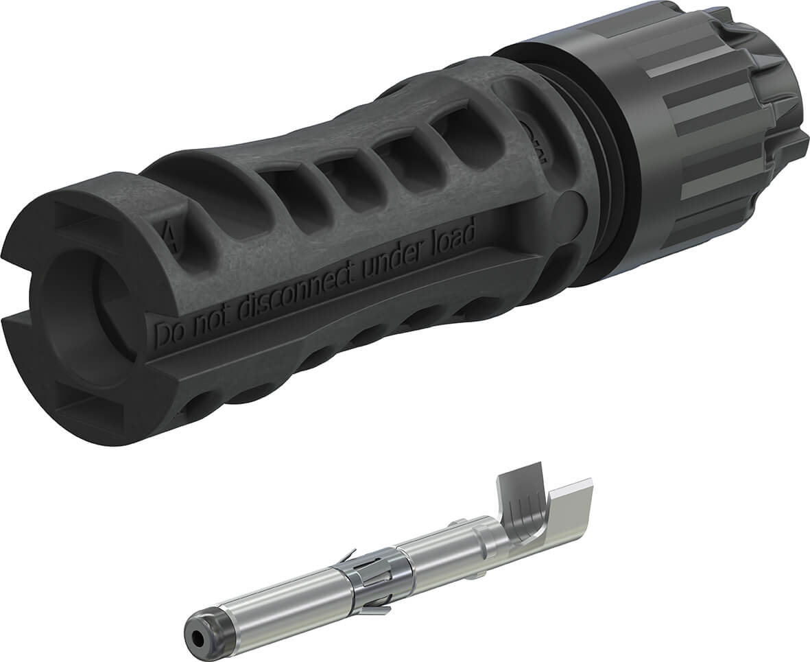 Stäubli MC4-Evo stor Stecker 10 mm², Da 6,4-8,5 mm