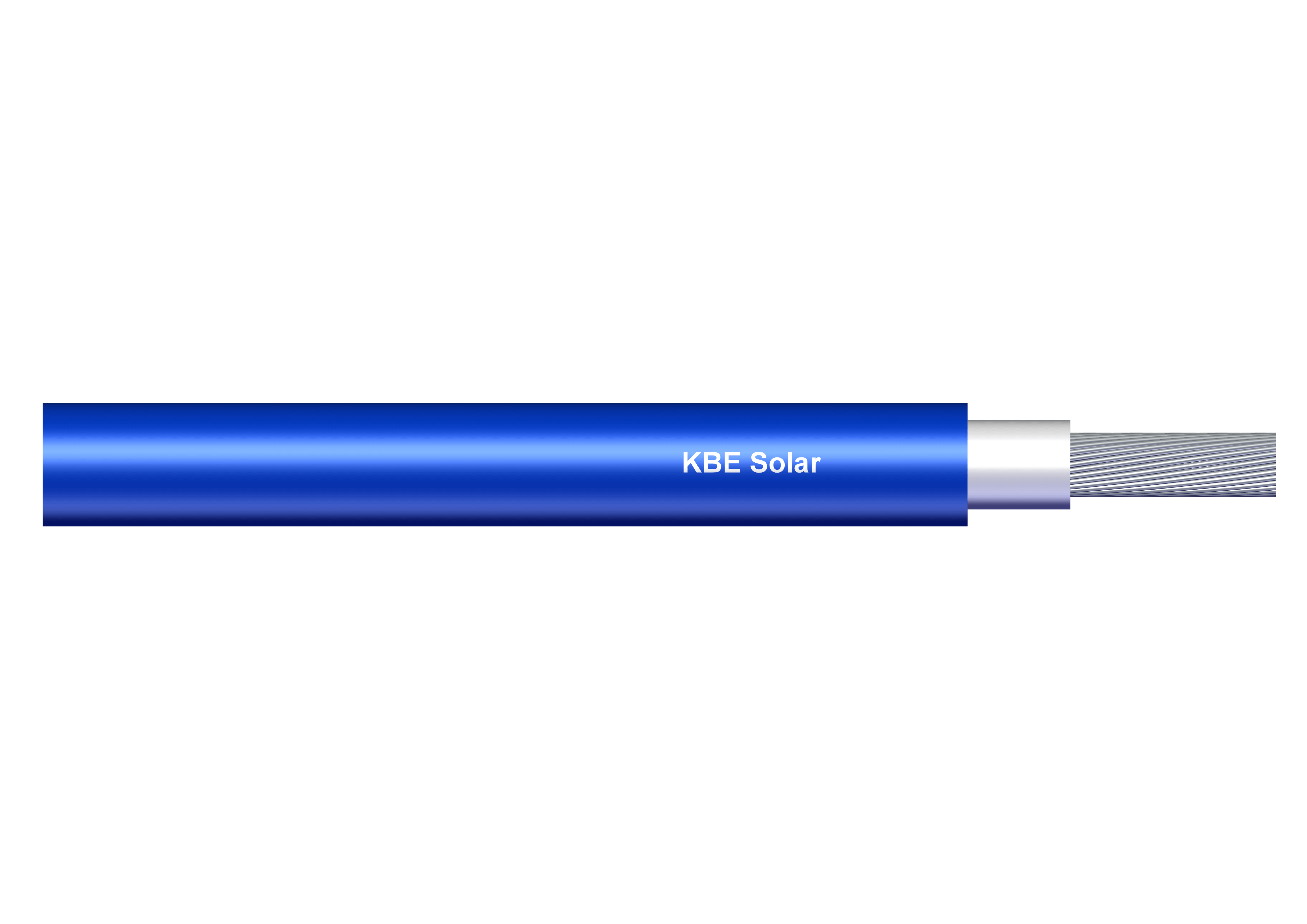 KBE Solar DB+ 6 mm² blu - 100 m