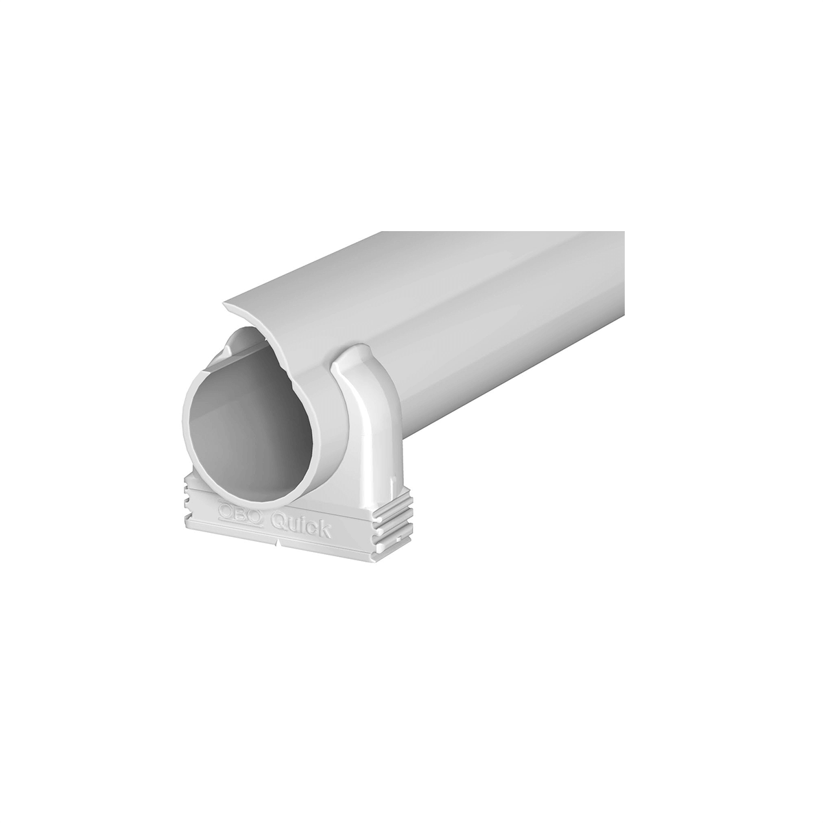 OBO Set aus Quick-Schellen und Quick-Pipe®-Rohren