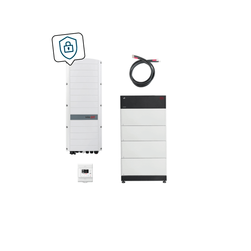 BYD Battery-Box Premium LVS 16.0 mit SolarEdge StorEdge Dreiphasen-Wechselrichter SE7K