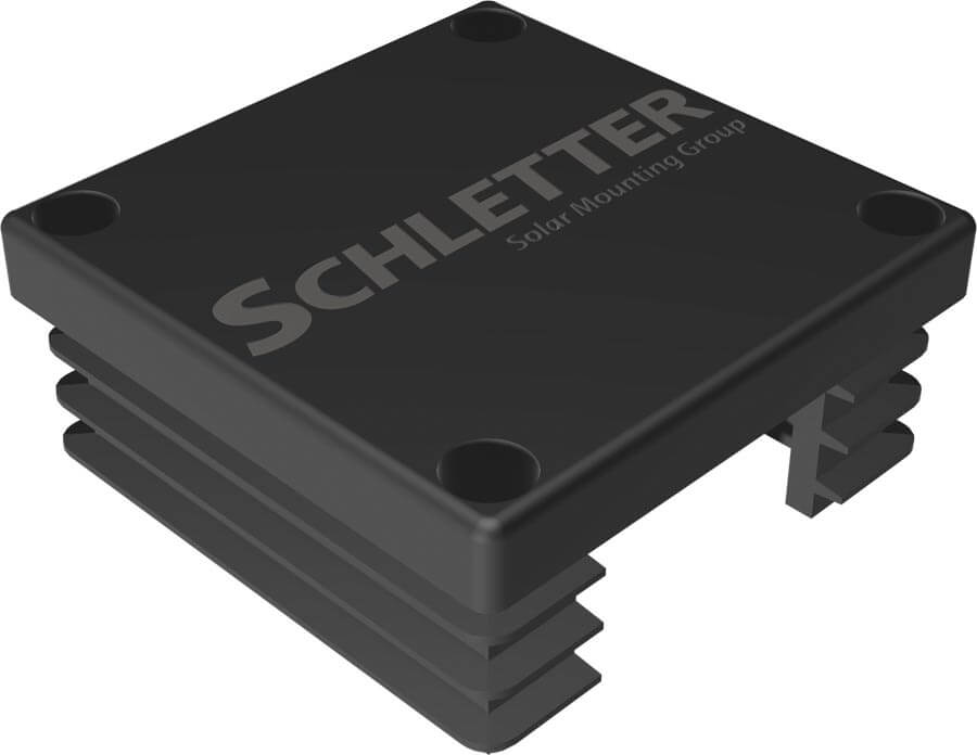 Schletter Kunststoff-Endkappe Solo schwarz (Pro/Classic)