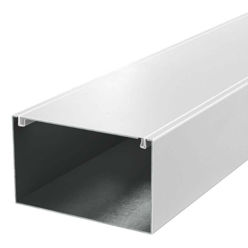 OBO Installationskanal mit Brandschutzgewebe PYROLINE® Rapid PLM, Kanalhöhe 120 mm, reinweiß