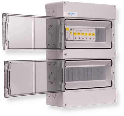 enwitec Unità di comando a distanza per 6 interruttori di protezione antincendio