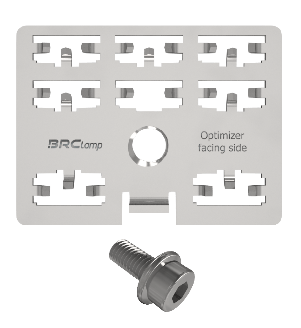 BRC Solar BRClamp piastra di montaggio in acciaio inox