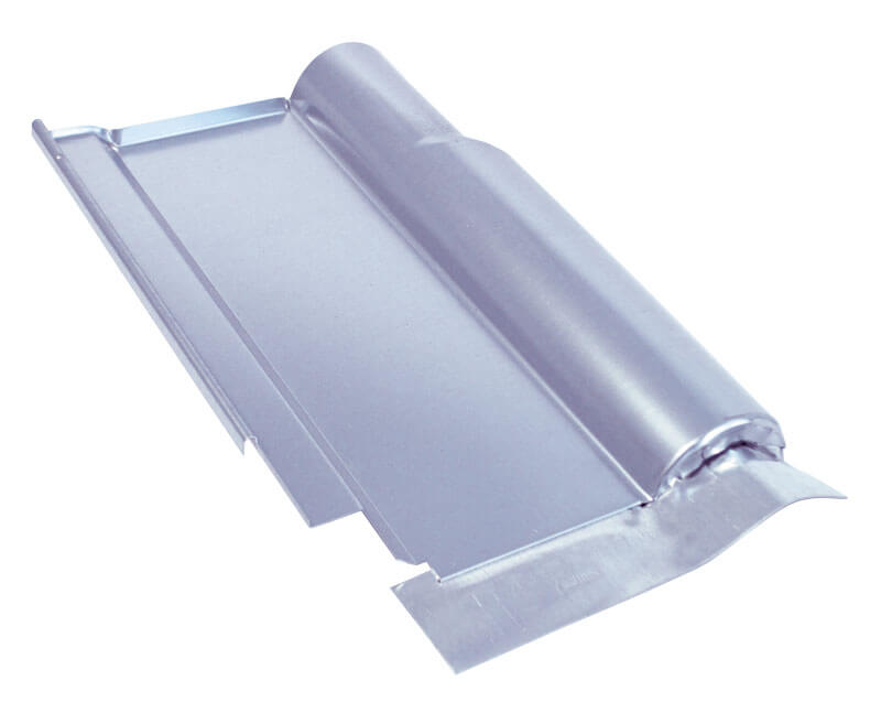 Marzari Metalldachplatte Typ RDL Grande 310 (lang), schwarz-grau