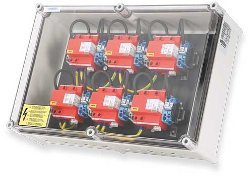 enwitec Protezione da sovratensione DC Tipo I + II - 6 MPPT