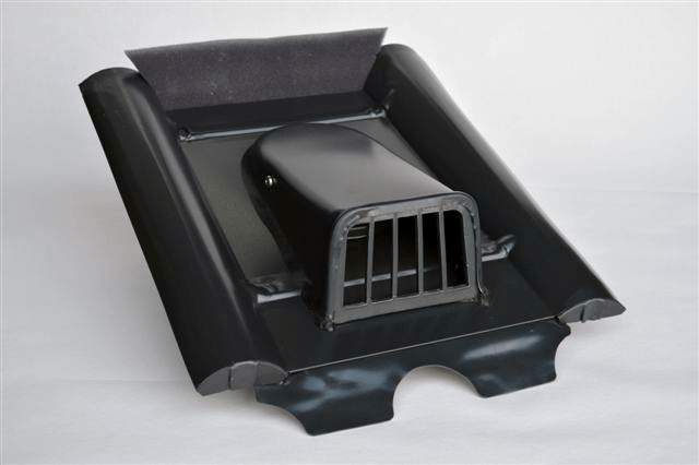 Marzari Flachlüfter, Typ Beton, schwarz-grau