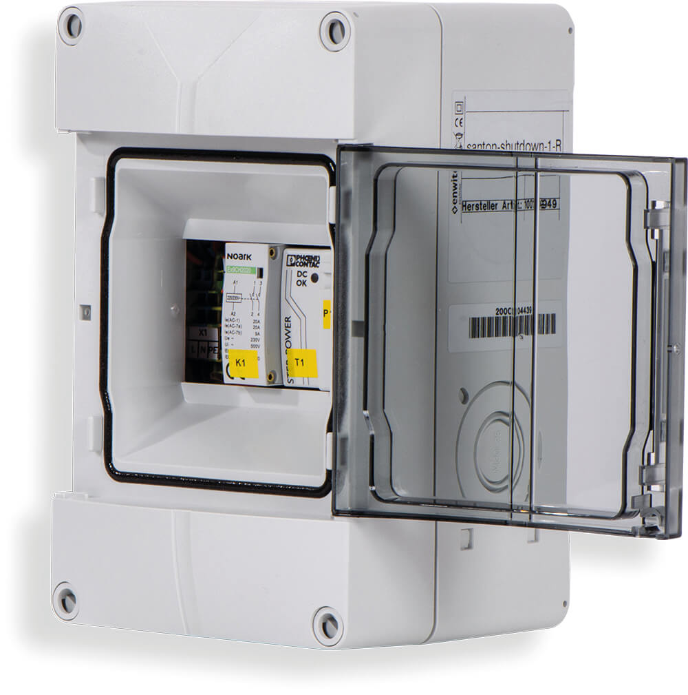 enwitec Unità di comando a distanza per interruttore di protezione antincendio