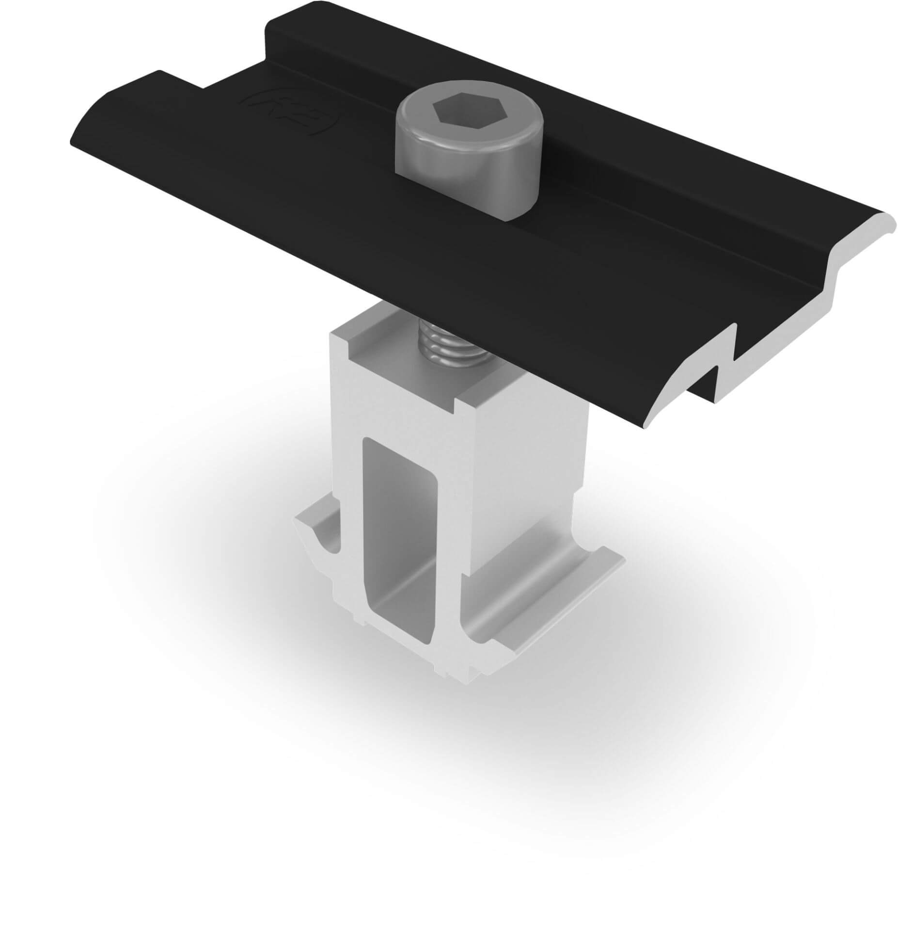 K2 DomeClamp Mittelklemme Set 30-50 mm, schwarz eloxiert