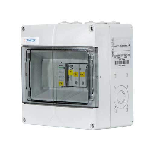 enwitec Unità di comando a distanza per 2 interruttori di protezione antincendio