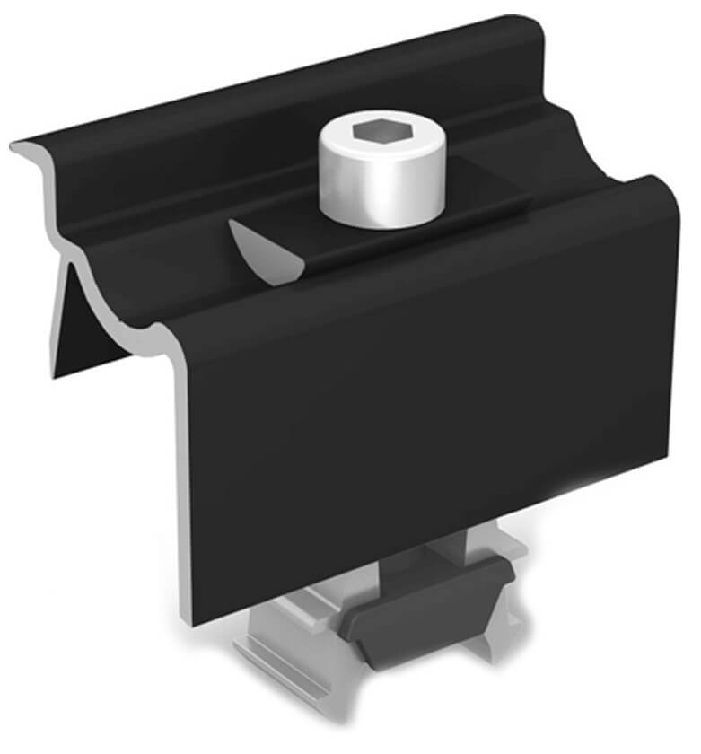 Morsetto terminale universale per moduli K2 OneEnd, nero