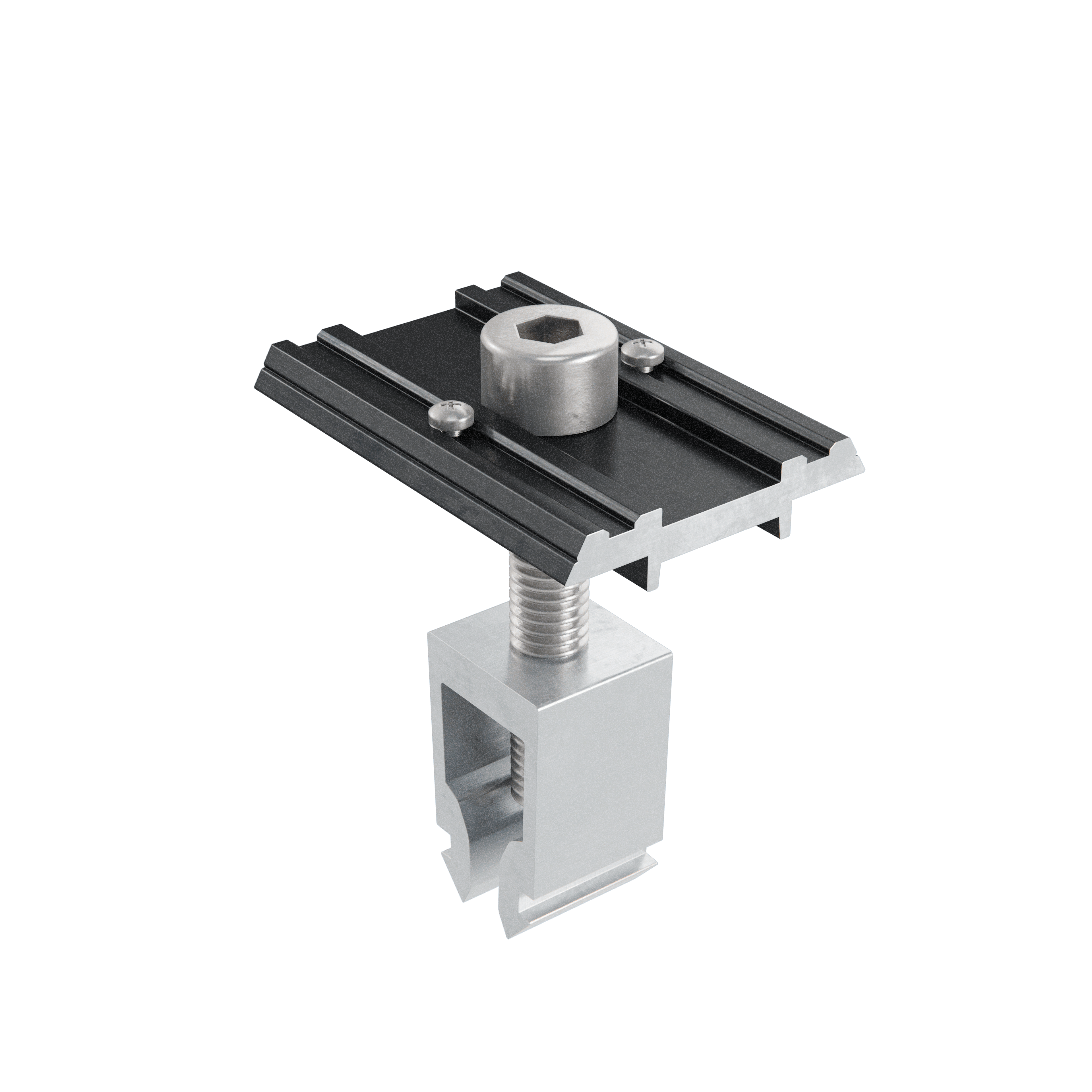 Alumero easyCLAMP Middle clamp mit Pin black