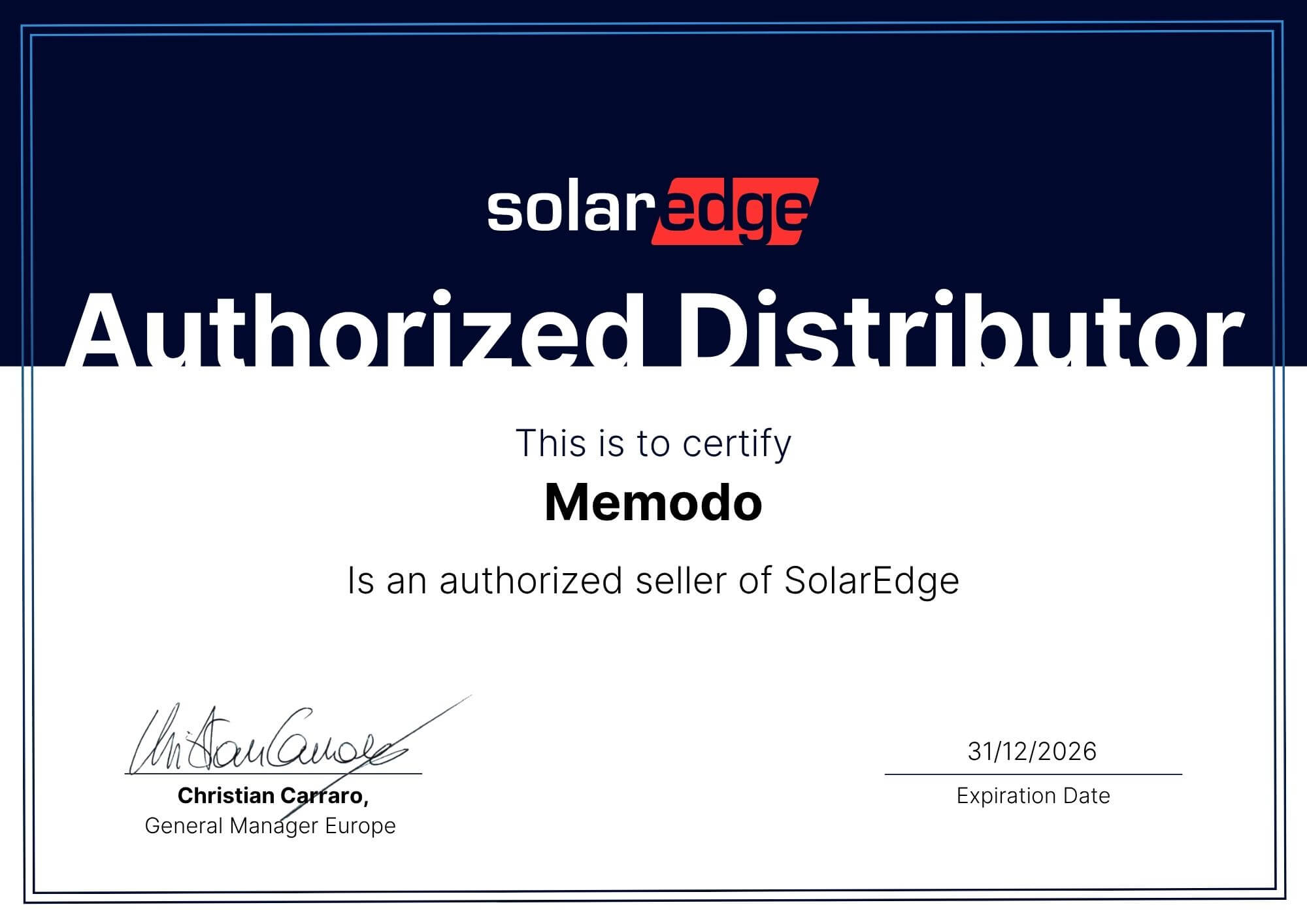 SolarEdge Sensore anemometrico SE1000-SEN-WIND-S1