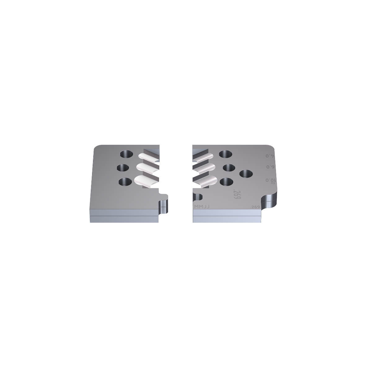 Set di coltelli per spelare, 4/6/10 mm²