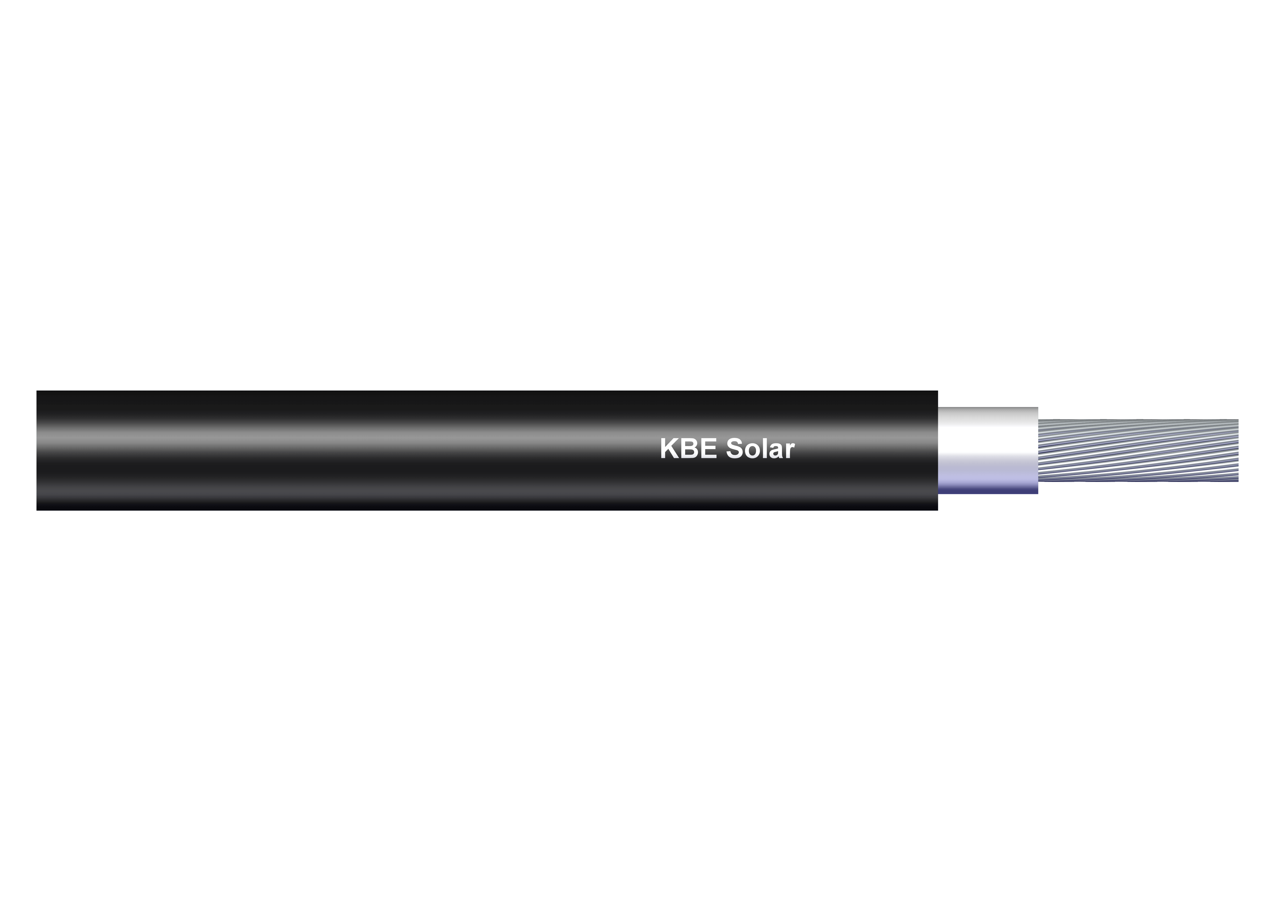 KBE Solar DB+ 10 mm² nero - 100 m