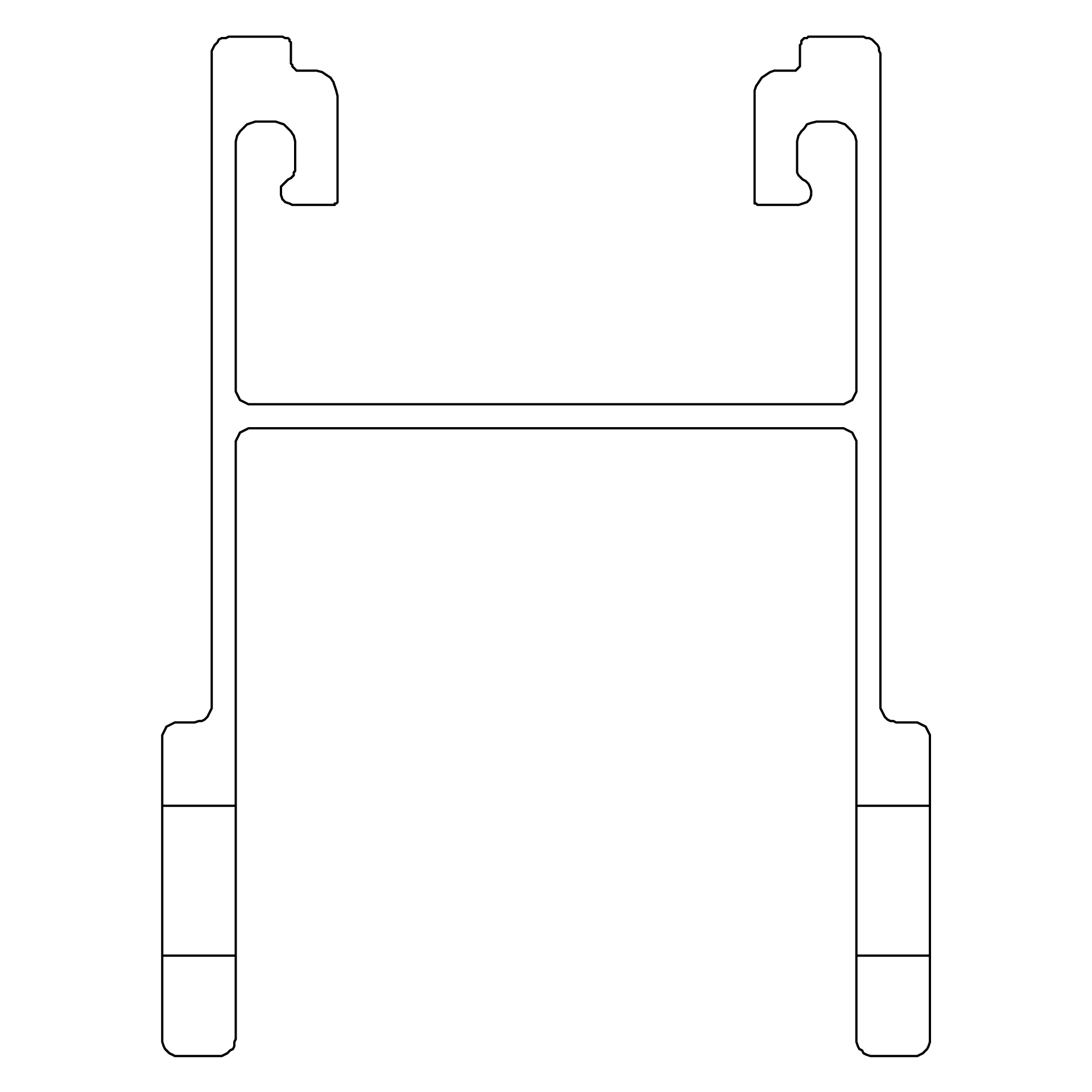 TiltUp Vento, cinghia superiore; 1,60 m
