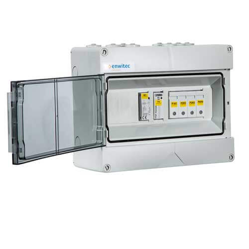 enwitec Unità di comando a distanza per 4 interruttori di protezione antincendio